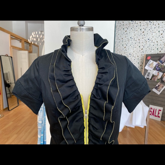 Andrew Marc Zip Up Dress - Picture 4 of 10